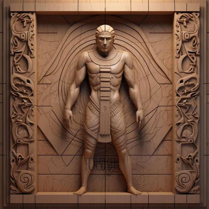 Homelander 2 stl model for CNC